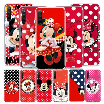 Disney Minnie Mouse Point за Xiaomi Redmi Note 10 10S 9 9T 9S 9Pro Max 8T 8Pro 8 7 6 5 Pro 5A 4 Мек Прозрачен Калъф за вашия телефон