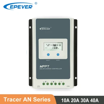 EPever MPPT Контролер Слънчев Зарядно Устройство 30A 40A 20A 10A LCD 12V24V Автоматично Високоефективен Регулатор за Оловно-Киселинни Литиеви Батерии