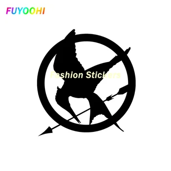 FUYOOHI Екстериор/Защита на Модни Етикети Индивидуалността, Творчеството Гладни Игри Винил Кола-Стайлинг Слънцезащитен Крем PVC Автомобили Стикер