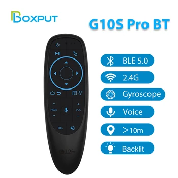 G20S G10S Pro BT Жироскоп С Подсветка, Гласова Въздушна Мишка, Дистанционно Управление BPR1S Plus, IR модул за Обучение Потребителски Bluetooth, Дистанционно Управление за Smart tvbox