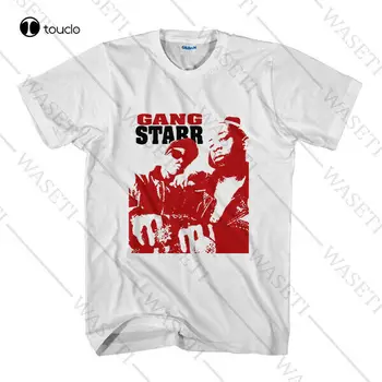 Gang Starr Хип-хоп Дуо Група Бяла Тениска S - 5Xl Тениска