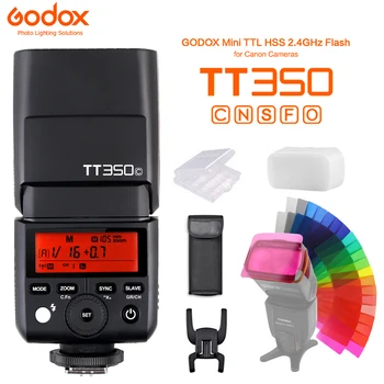 Godox Мини Светкавица Speedlite TT350S TT350N TT350C TT350O TT350F Камера Светкавица TTL HSS GN36 за Canon, Nikon, Sony Olympus, Fujifilm Камера