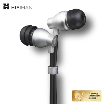 HIFIMAN RE800 Сребро Динамичен Шофьор с топологични Бленда Ергономична Засаждане на Фиксирани Hi-Fi слушалки-плочки за меломани