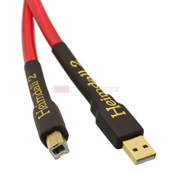 Heimdall 2 USB кабел на КПР a-b Hi-fi кабел посеребренный проводник USB кабел за трансфер на данни