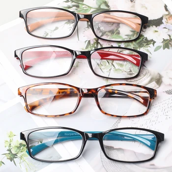 Henotin Очила За четене с Пружинным тръба на шарнирна Връзка, За Мъже и Жени, Лесната Дограма за Удобни Декоративни Очила за четене +1.0+3.0+5.0+6.0
