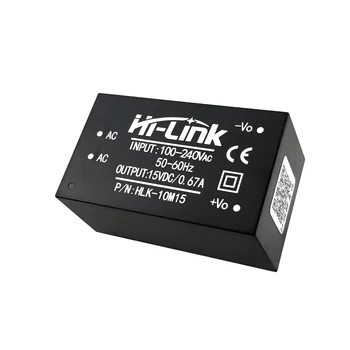 Hi-Link HLK 15V DC изход на един модул, инвертор мощност hilink original 10W HLK-10M15 с CE / ROHS