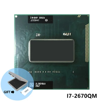 Intel Core i7-2670QM i7-2670QM SR02N 2.2 Ghz Четириядрен восьмипоточный процесор 6M 45W Socket G2 / rPGA988B