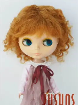 JD181 1/3 9-10 инча Дълга къдрава мохеровые BJD куклени перуки SD dolll коса, модни аксесоари за кукли