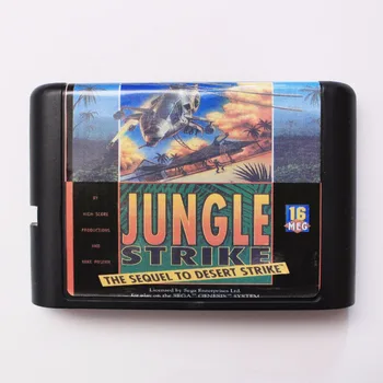 Jungle Strike Продължение на игралната карта Desert Stirke 16 bit MD за Sega Mega Drive за Genesis
