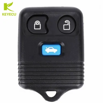 KEYECU 3 бутона за дистанционно автомобилния ключ fob 315 Mhz/433 Mhz за Ford TRANSIT CONNECT 2000-2007, за Форд Транзит 2000-2006 MK6