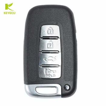 KEYECU Замяната на Smart Remote Ключодържател 4 Бутона 433 Mhz с ID46 Чип за Hyundai I30, за Kia K2 K5 Нов Sportage