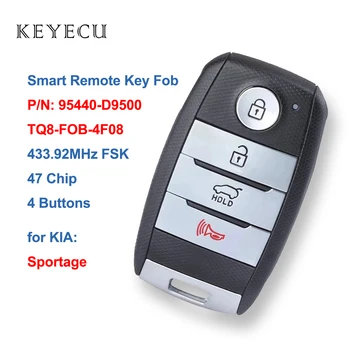 Keyecu 95440-D9500 Умно Дистанционно Кола Ключодържател 4 Бутона 433, 92 Mhz FSK 47 Чип за Kia Sportage 2018 2019 2020 95440D9500