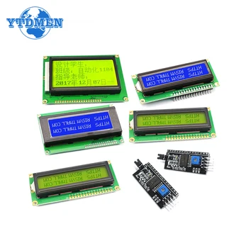 LCD модул 16x2 IIC/I2C LCD дисплей за arduino, 1602A 2004A символ LCD дисплей зелен син екран blacklight 5 за MEGA2560