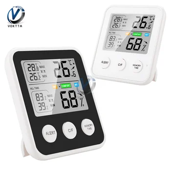 LCD цифров дисплей за Измерване на температурата и влажността в помещението Мултифункционален Електронен Контрол на температурата и на влажността
