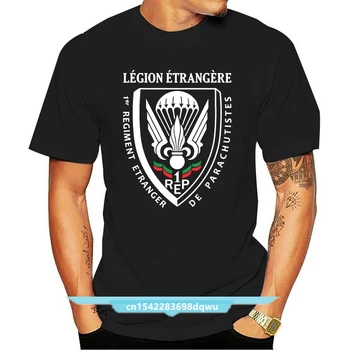 Legion Etrangere Парашутист Френския Чуждестранен Полк Тениска Legio Patria Nostra Подарък Забавна Тениска