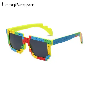 LongKeeper 2020 Оптимистичните Цветни Слънчеви Очила Мъжки Дамски Модни Очила Пластмасови UV400 Очила Унисекс Марка Дизайнерски Обувки