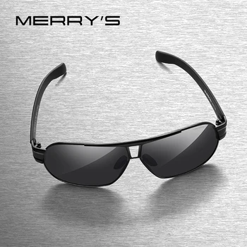 MERRYS DESIGN Мъжки Поляризирани Слънчеви Очила За Шофиране TR90 Защита на Краката UV400 S8506N