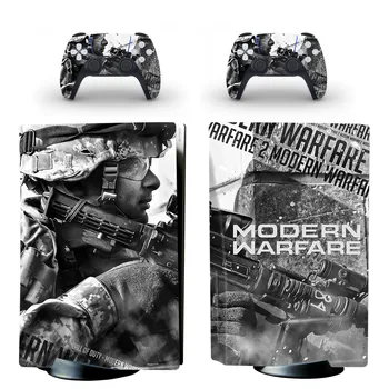 Modern Warfare PS5 Standard Disc Edition Стикер на Кожата Стикер Калъфче за Конзолата PlayStation 5 и контролер PS5 Стикер на Кожата Винил