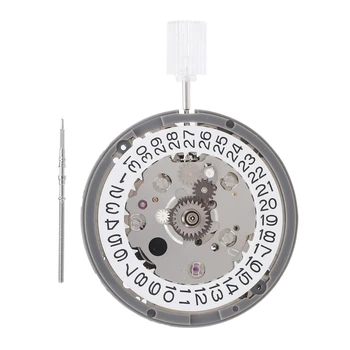 NH34 NH34A 3-цифрен Календар GMT Автоматичен Механизъм точност ръководят Механизъм Аксесоари За час механизъм