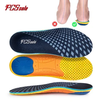 PCSsole най-Добрите Ортопедични Стелки от EVA за Краката Arch Shoes Pad X/O Тип Корекция на Крака Подметка Подкрепа Плоскостопия Спортна части за Краката