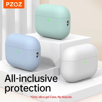 PZOZ Калъф За слушалки Apple Airpods Pro 2 е чанта за Носене на Защитни Калъфи За Слушалки Apple Airpods Pro 3 Калъф Течен силикон Чанти