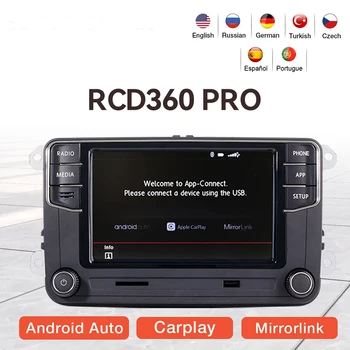 RCD360 PRO Android Авто Carplay Нов RCD330 MIB Радиото в автомобила 6RD 035 187B За VW Tiguan Golf 5 6 CC Polo Jetta MK5 MK6 Passat