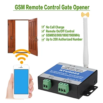 RTU5024 GSM Реле за Отваряне на Врата Безжично Дистанционно Управление на Вратата, Ключ за Достъп Безплатен телефон 850/900/1800/1900 Mhz