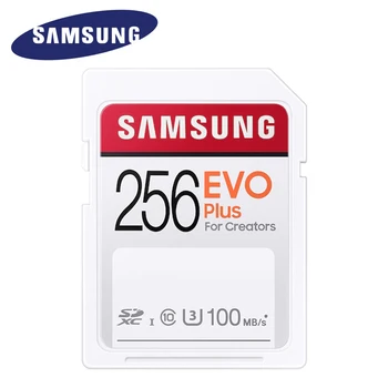 SAMSUNG EVO Plus PRO Plus SD-карта C10 Макс 160 MB/vs/vs Flash карти 32 GB 64 GB 128 GB, 256 GB SDXC, SDHC Class 10 Карта Памет За Фотоапарат