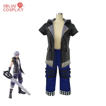 SBluuCosplay Играта Kingdom Hearts 3 III Riku Cosplay Костюм Униформи Облекло По Поръчка
