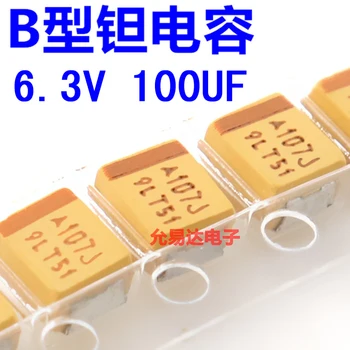 SMD танталовый кондензатор 3528 B тип 6,3 100 uf с печат 107J оригинал