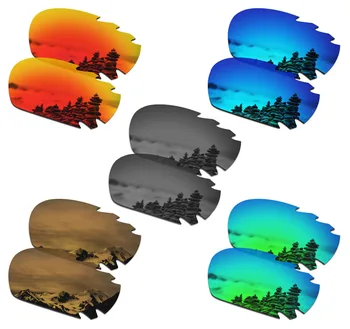 SmartVLT 5 Чифта Поляризирани очила Сменяеми Лещи за Oakley Челюст Вентилирани - 5 Цвята