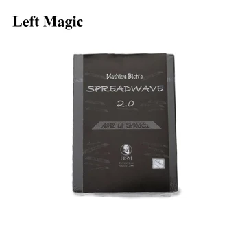 Spreadwave 2.0 от Mathieu Bich Фокуси Предсказване на Карти Магията на един Магьосник в Близък План Улица Илюзии, Трикове Ментализм Подпори