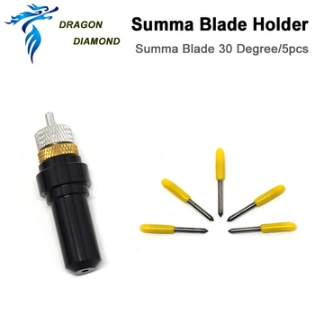 Summa D прободни режещи остриета 5 бр 30 градуса summa нож и 1 бр. държач Summa нож за summa режещи плотери