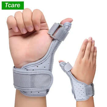 Tcare 1 БР Гума-стабилизатор за палеца и китката за големия пръст, пръст на спусъка, Обезболяващи, артрит, тендинита, навяхвания, на карпалния канал
