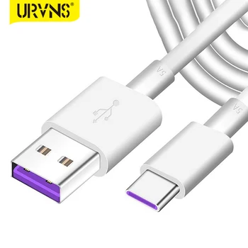URVNS 5A Тип C USB Кабел USB-C Кабел За Бързо Зареждане на Мобилен Телефон Бързо Зарядно Устройство Кабел за Данни, за Huawei Samsung Tablet