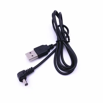 USB 2.0 Plug под прав ъгъл от 90 Градуса 3,5 мм 1,35 мм Plug захранване dc 5v Кабел Бял /Черен