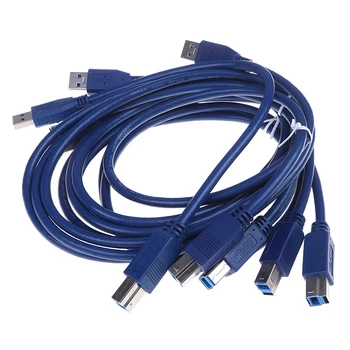 USB 3.0 A Plug AM USB 3.0 B Вида на куплунга, а BM удължителен кабел За Принтер Кабел USB3.0 Кабел за Принтер Вечеря Скорост гореща разпродажба