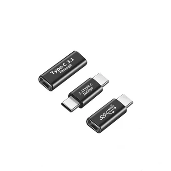 USB3.1 Micro Usb Type-c 2 в 1 Жак Otg захранващият кабел Адаптер за Зареждане на Type-C Удлинительный Кабел за Лаптоп, Таблет, Телефон