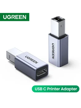 Ugreen USB 2.0 Адаптер За Принтера C USB КЪМ USB Адаптер За Принтер На Базата на Твърдия Диск Факс Скенер USB 2.0 Адаптер За Принтера Данни