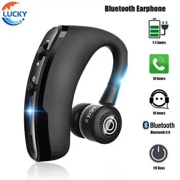 V9 Bluetooth Слушалки, Хендсфри Безжична Слушалка Бизнес Слушалки Drive Покана Спортни Слушалки за Iphone Samsung