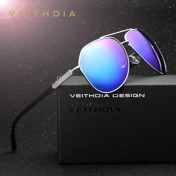 VEITHDIA Модната Марка Унисекс Мъжки Слънчеви Очила Polarized UV400 Покритие на Обектива за Огледално Дамски Слънчеви Очила Мъжки слънчеви Очила За Жени 2732