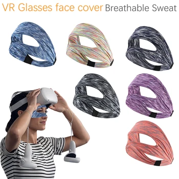 VR Очила Маска За Очите на Кутията Дишаща Потовая Превръзка от неопрен за Oculus Quest 2 Аксесоари за Вентилация на Лицето Интерфейс Накладка Предна