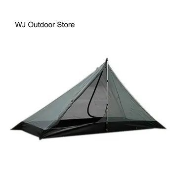 WJ Открит Ultralight 1P палатка окото вътрешната пирамида mosquito net SNZP010 къмпинг палатка