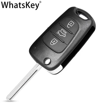 WhatsKey Флип калъф за ключове За Hyundai I30, IX35 ceed е Picanto Cerato Sportage На Kia Rio 3 K2 K3 K5 Soul Калъф За Авто Ключ на Корпуса Ключодържател