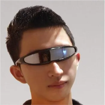 X-men Индивидуалност Слънчеви Очила Живачни Лещи Лазерни Очила за Пътуване Ветроупорен Слънчеви Очила Роботи Очила