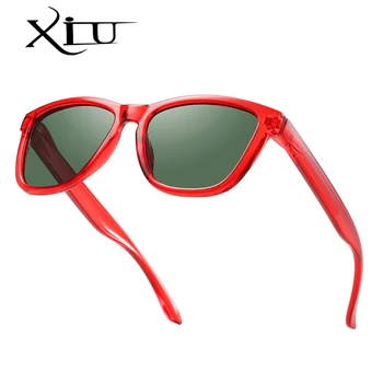 XIU Мъжки Поляризирани Слънчеви Очила с UV400 Квадратна Замочной Дупка Маркови Дизайнерски Висококачествени Слънчеви очила За шофиране На Открито