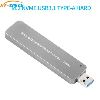 XT-XINTE LM903 USB3.1 PCI-E за NVME M. 2 TYPE A-A SSD Твърд диск, Кутия за Адаптер Карта на Външния корпус на Калъф за 2242/2260/2280 SSD