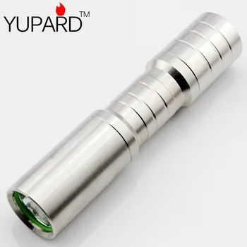 YUPARD Q5 LED неръждаема стомана мини открит 14500 акумулаторна бликовый фенерче AA батерия мини открит къмпинг спорт