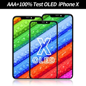 ААА + 100% Тест LCD Oled-дисплей Incell за iPhone X XR XS 11 12 Pro Max Подмяна на Екрана Ремонт, с Висока Резолюция Безплатен Инструмент