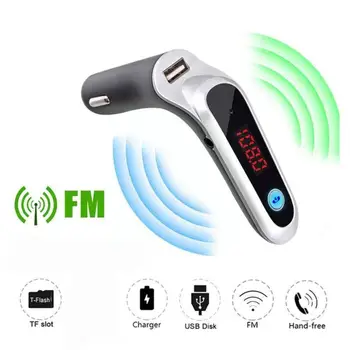 Авто Безжична Bluetooth Fm Предавател И приемник Авто Bluetooth Зарядно за Кола Аксесоари Радио Адаптер Usb Музикален Плейър Mp T4f4